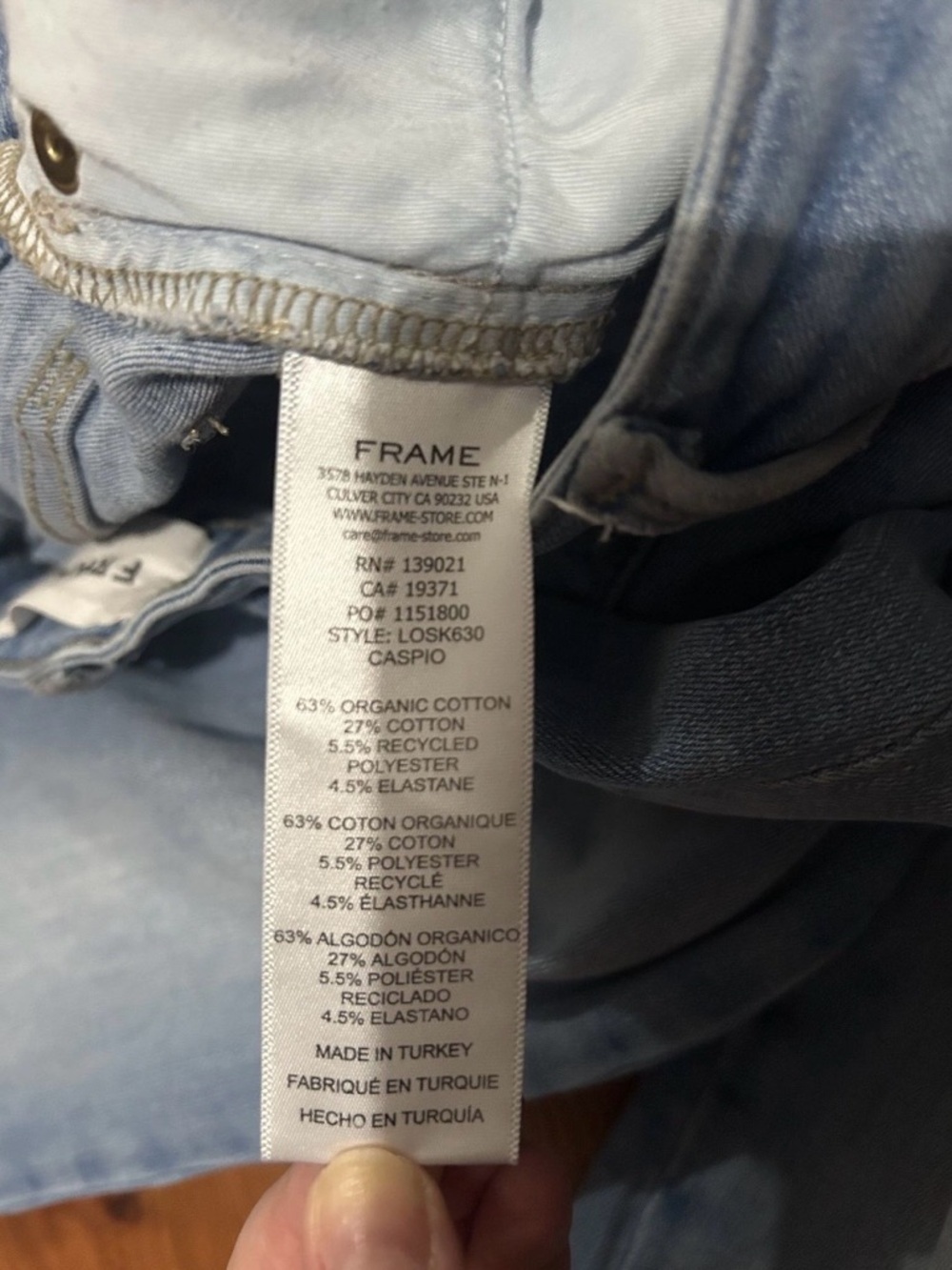 FRAME Le One Skinny Jeans, light wash - Picture 6 of 6